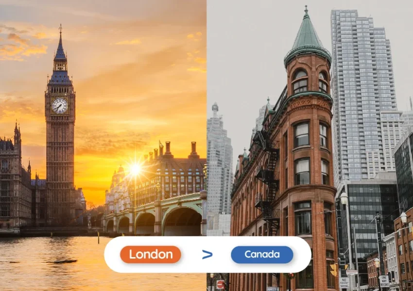 flights to toronto from uk.